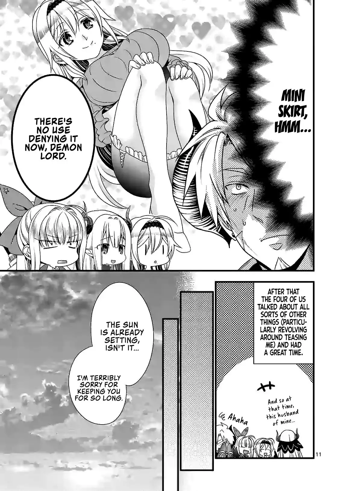 Maou Desu. Onna Yuusha no Hahaoya to Saikon Shita no de, Onna Yuusha ga Giri no Musume ni Narimashita. Chapter 26 12